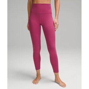 NWT Lululemon Align High Rise Pant 25" *Pockets, Sz 6, Washed Mauve
